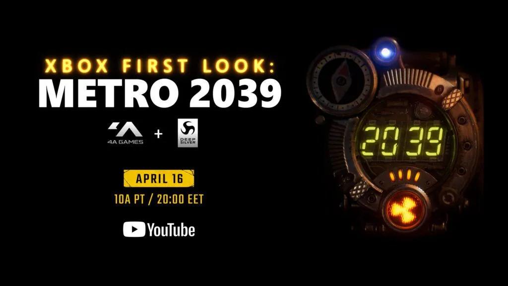4A Games zapowiedziało Metro 2039, oficjalna premiera potwierdzona 16 kwietnia