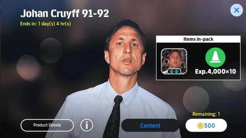 eFootball dodaje Johana Cruyffa — nowy styl gry Link-Up i pakiet menedżera