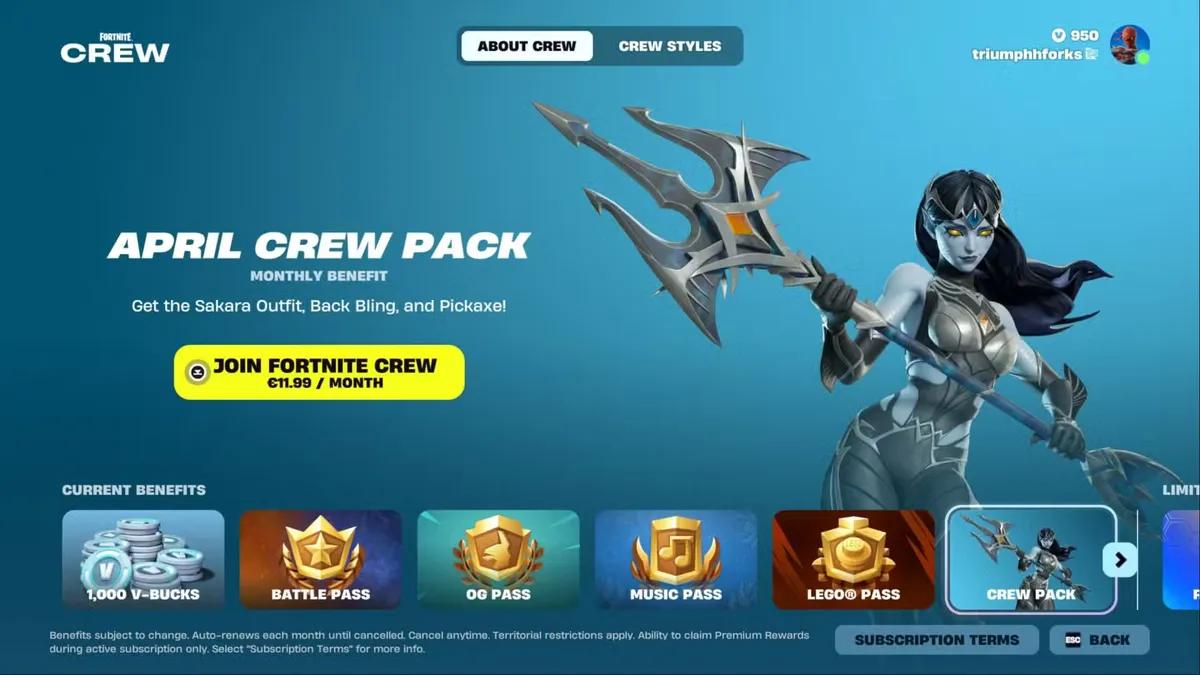 Załoga Fortnite, maj 2026 — ujawniono skórkę Damona i nadchodzą zmiany w V-dolcach