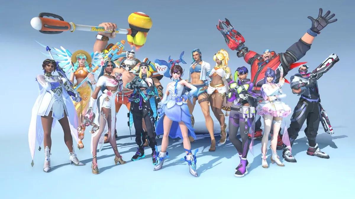 Ankieta Overwatch ujawnia nowe koncepcje skórek - od rekinów bojowych po piekielnych motocyklistów