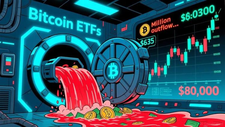 Napływy do ETF-ów Bitcoin kończą się po 6-tygodniowej serii, a tygodniowy odpływ wynosi 1 mld USD