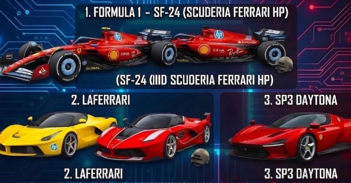 PUBG Mobile zapowiada nadchodzącą współpracę z Ferrari