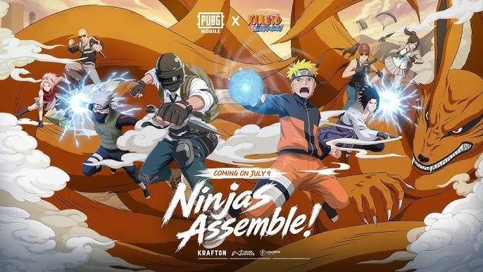 PUBG Mobile ujawnia 9 skórek postaci Naruto Shippuden