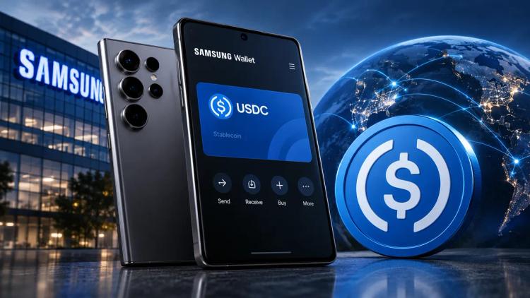 Samsung wprowadza USDC na 82 miliony telefonów z serii Galaxy