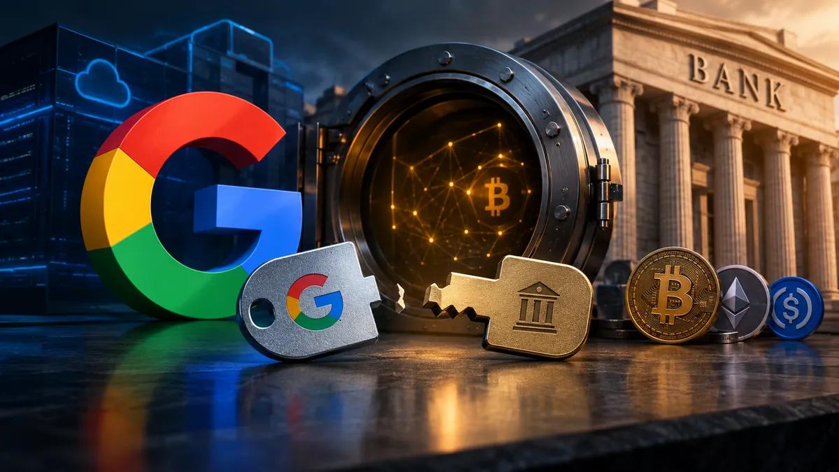 Google chce być skarbcem dla kryptowalut bankowych