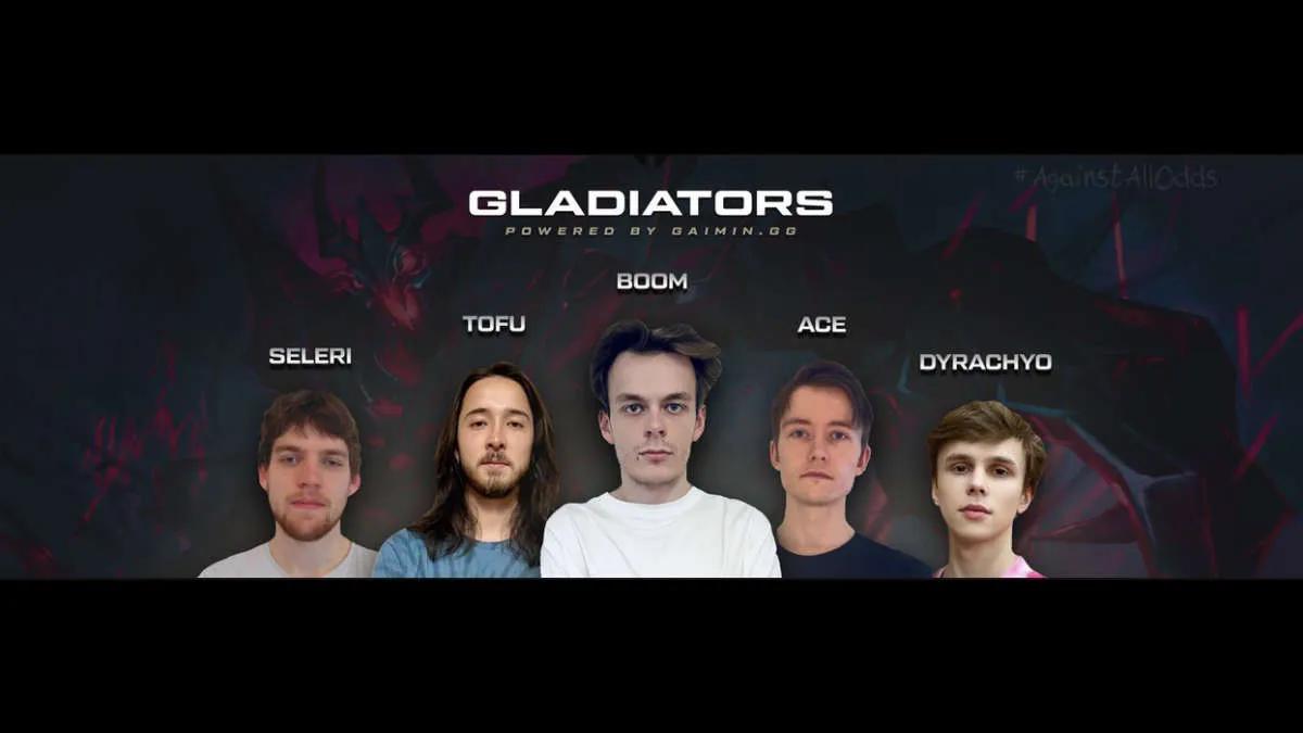 Gaimin Gladiators podpisany Team Tickles