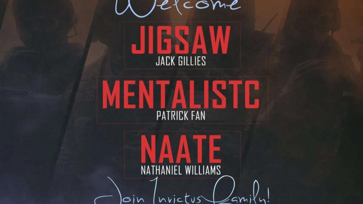 naate, Jigsaw i MentalistC dołączyli do Invictus Gaming