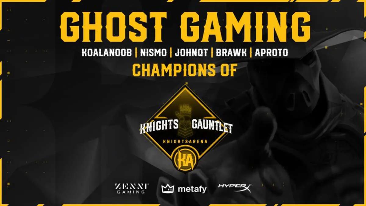 Ghost Gaming został zwycięzcą Knights Arena Monthly Gauntlet 2022: March