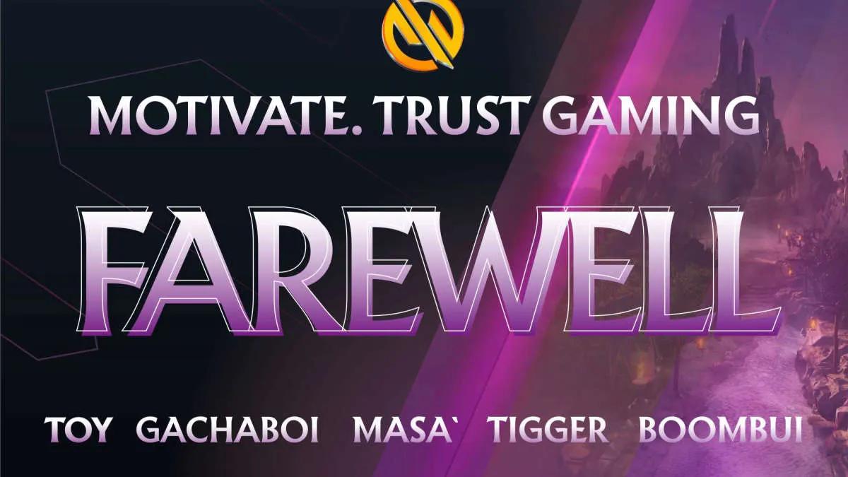 Motivate.Trust Gaming rozwiązał skład za Dota 2