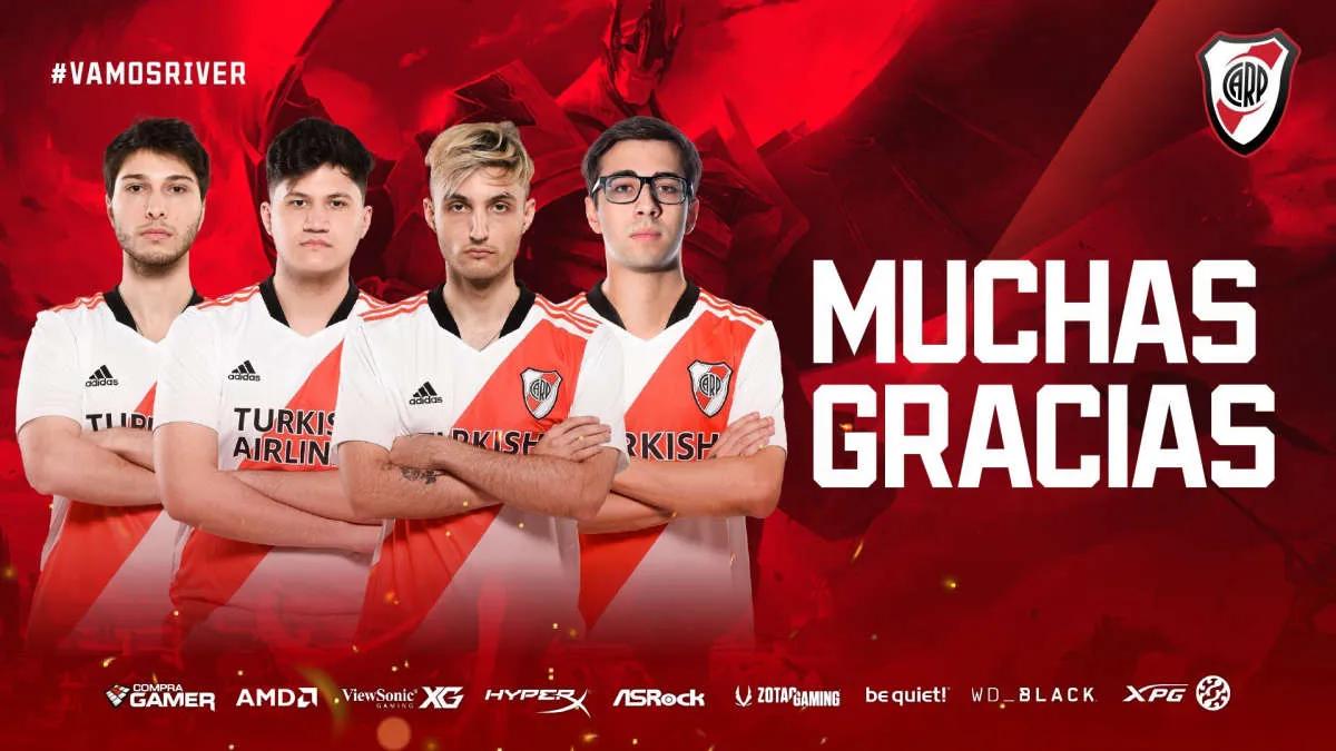 Skład drużyny River Plate Gaming pozostawił kilku graczy