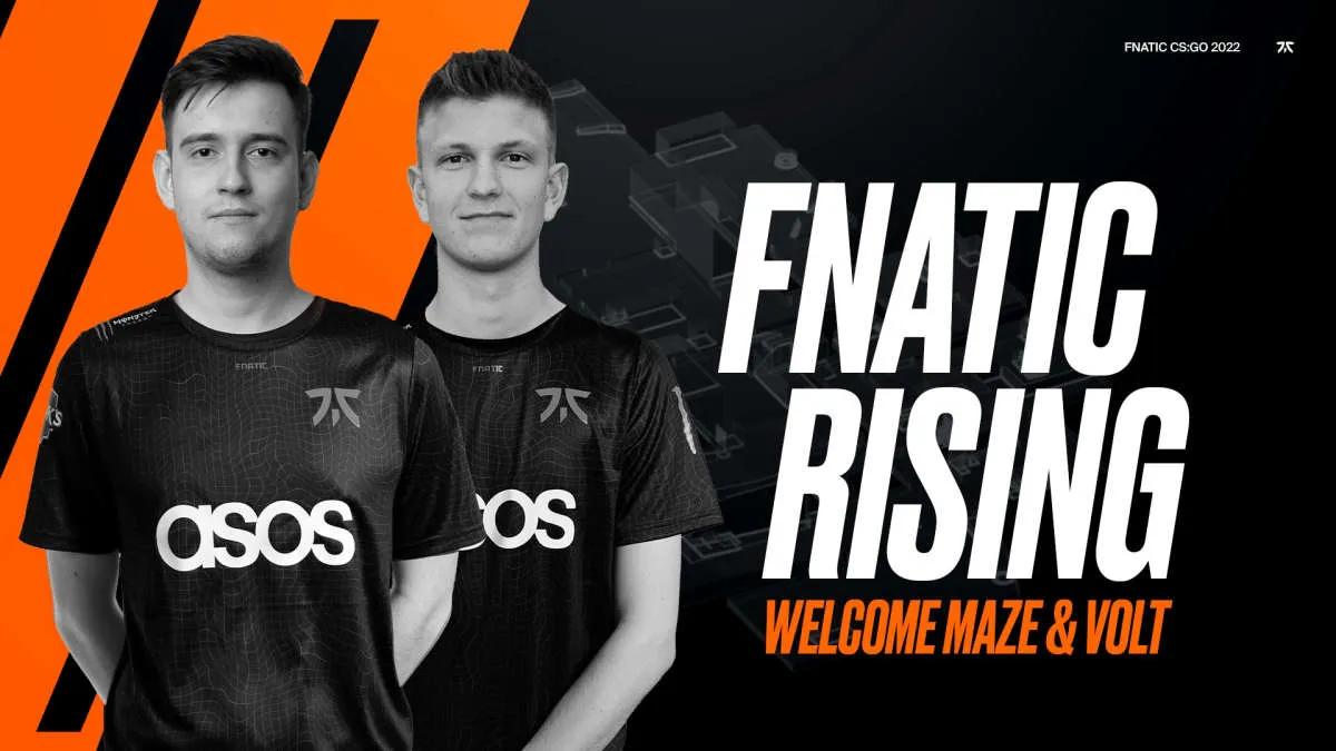 Maze i Volt dołączyli do fnatic Rising