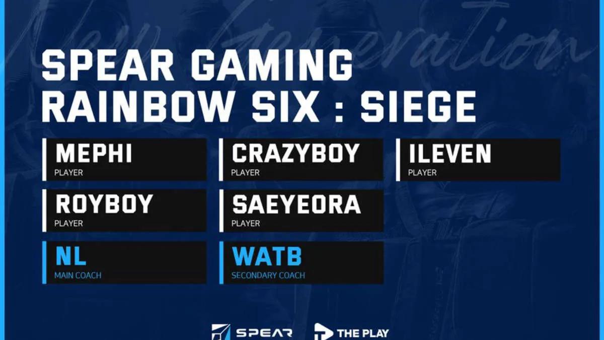 Spear Gaming podpisany były skład T1 z Rainbow Six