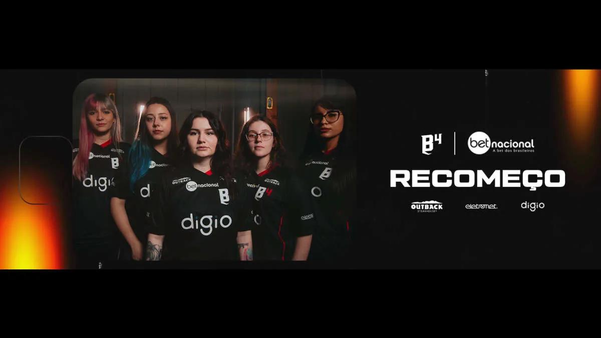 B4 Esports podpisany były skład Black Dragons Female