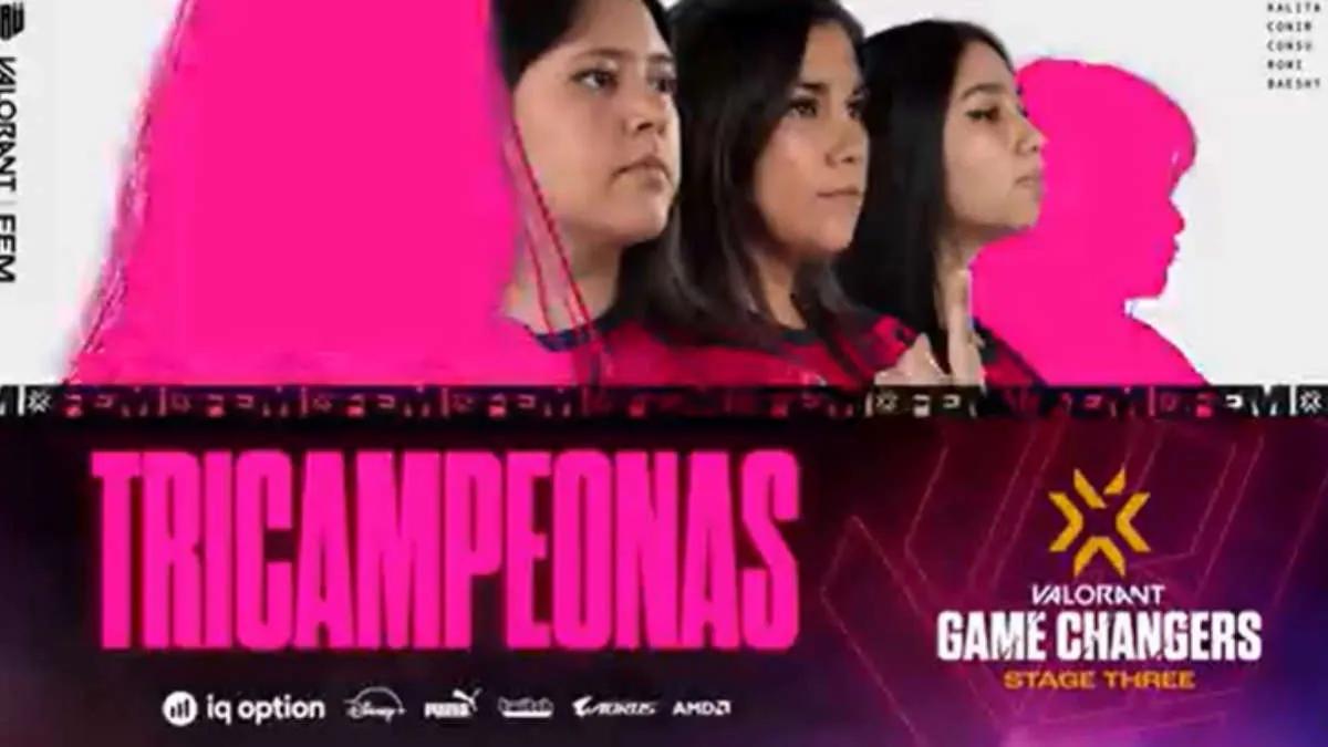 KRÜ Fem wygrał VALORANT Champions Tour 2022: Game Changers Latin America South Open 3