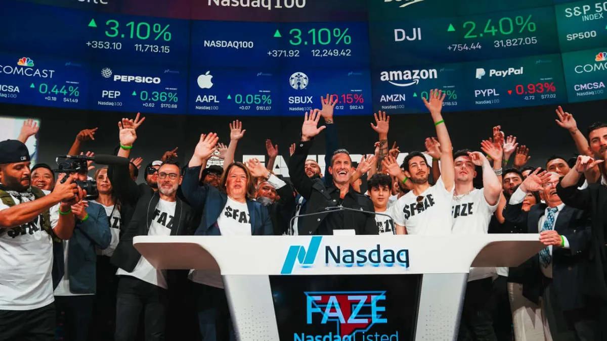 FaZe Clan jest oficjalnie notowany na giełdzie NASDAQ pod symbolem „ FAZE ”