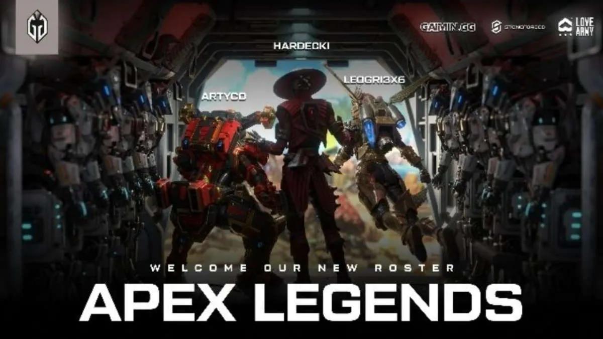 Gaimin Gladiators podpisuje kompozycję FA Kitties przez Apex Legends