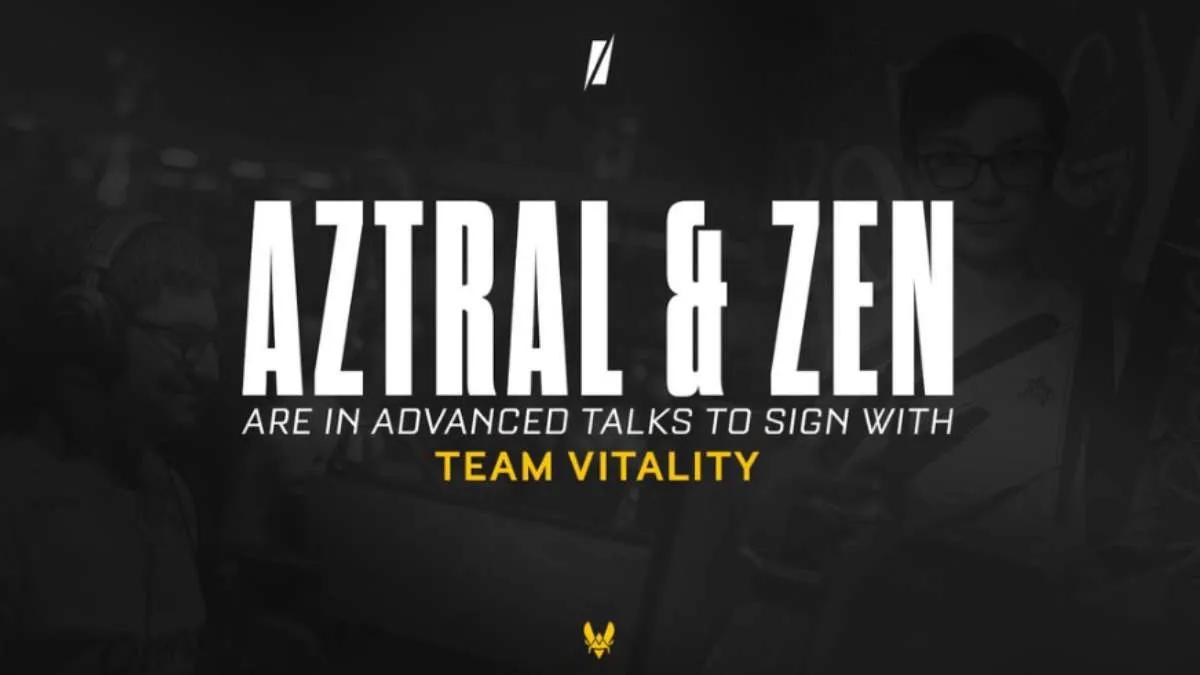 Team Vitality negocjuje z AztraL i zen