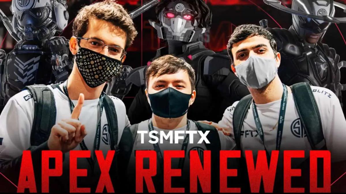 TSM rozszerzona współpraca z rosterem Apex Legends