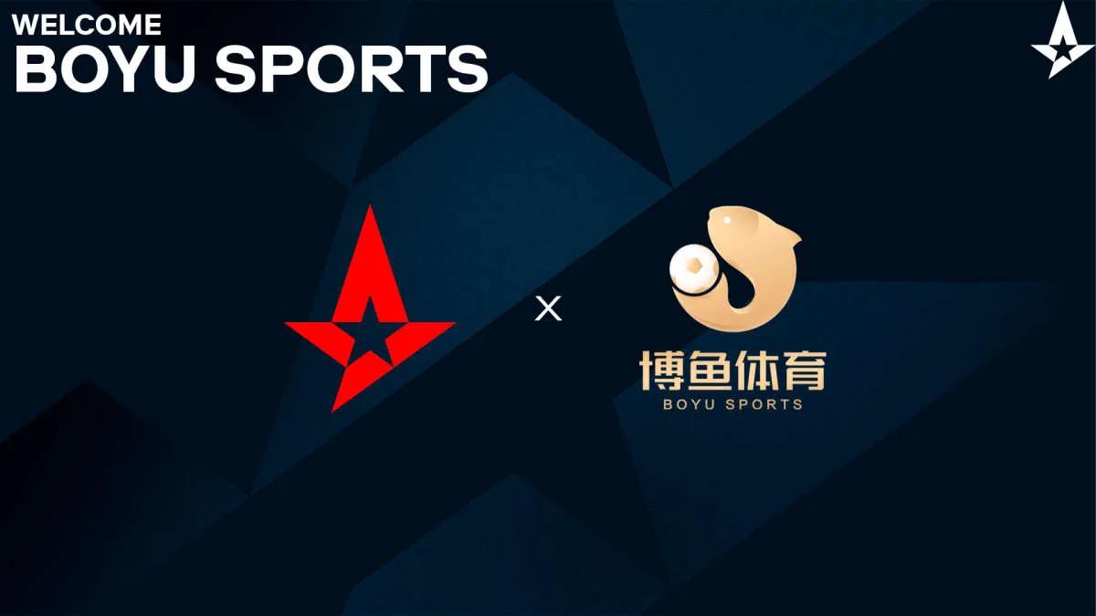 Astralis partnerzy z BOYU Sports i BOB Sports