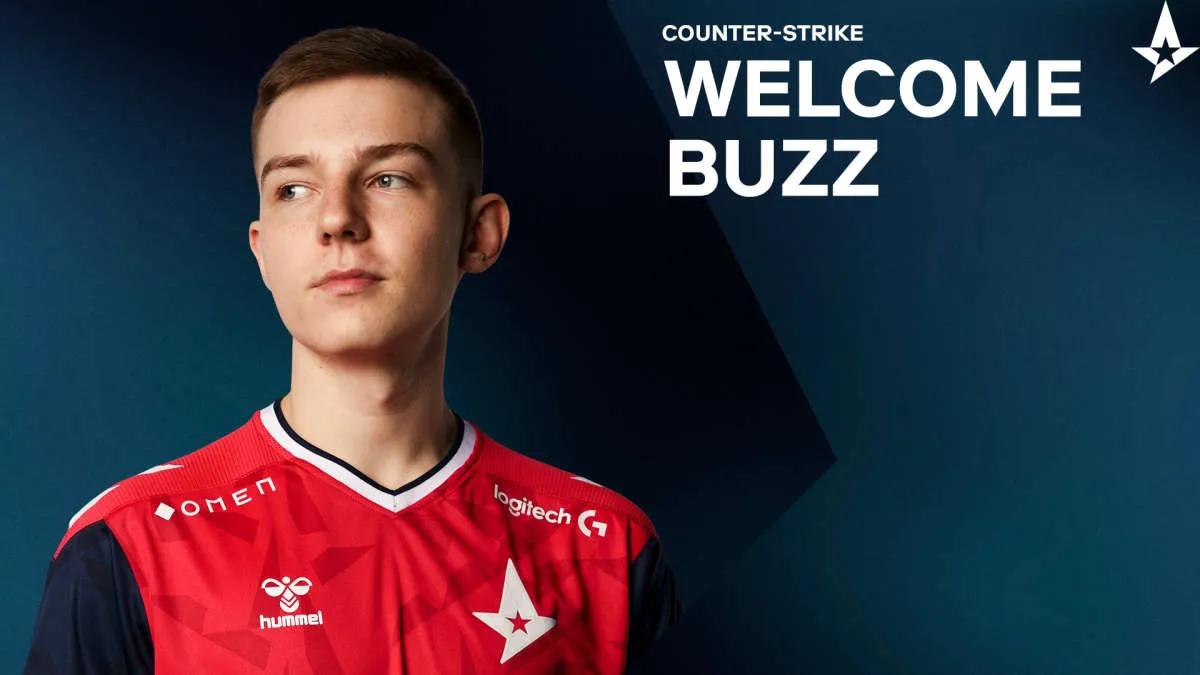 Buzz oficjalnie dołączył do Astralis