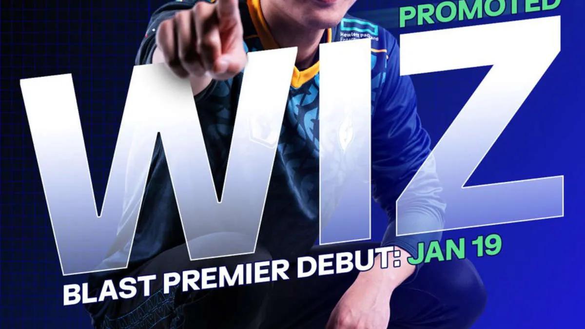 wiz zagra dla Evil Geniuses w nadchodzącym BLAST Premier Spring Groups 2023 roku