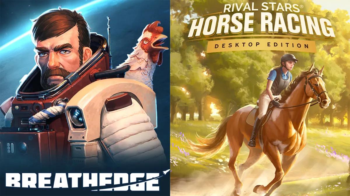 Breathedge i Rival Stars Horse Racing — nowe darmowe gry w Epic Games Store