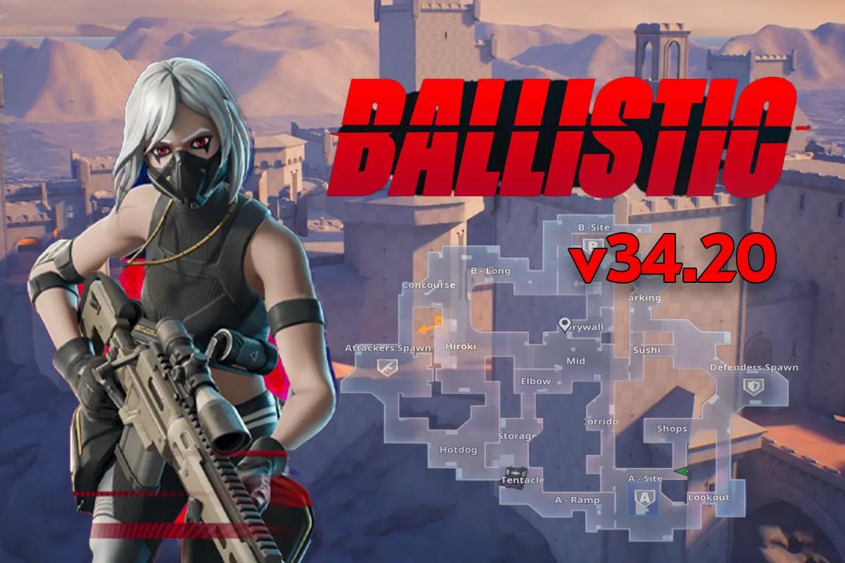 Nowa mapa Fortnite Ballistic - szczegóły aktualizacji 34.20