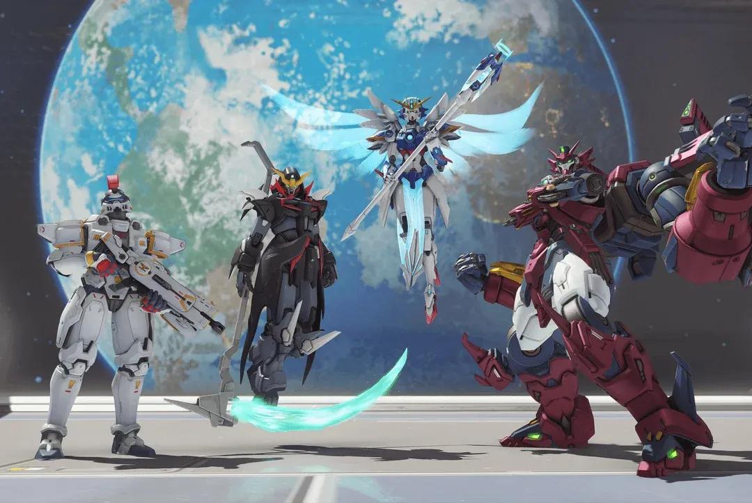 Skórki Gundam Wing do Overwatch 2 wyciekły przed oficjalną premierą