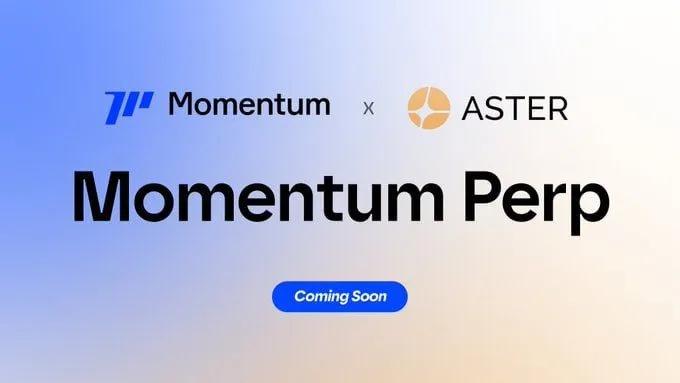 Momentum uruchamia Perp-DEX na SUI we współpracy z Aster