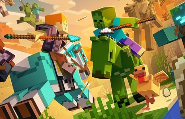 Aktualizacja Minecraft Mounts Of Mayhem z nowymi mobami i bronią