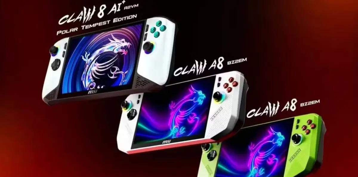 MSI Claw A8 BZ2EM ląduje między rywalami, nie zmieniając pola