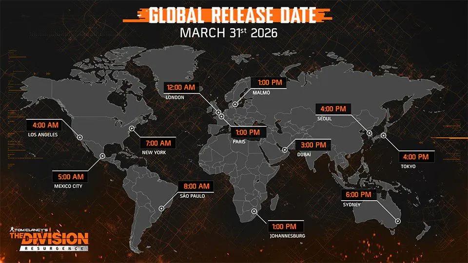 The Division Resurgence rozpoczyna się globalnie z nagrodami pierwszego dnia