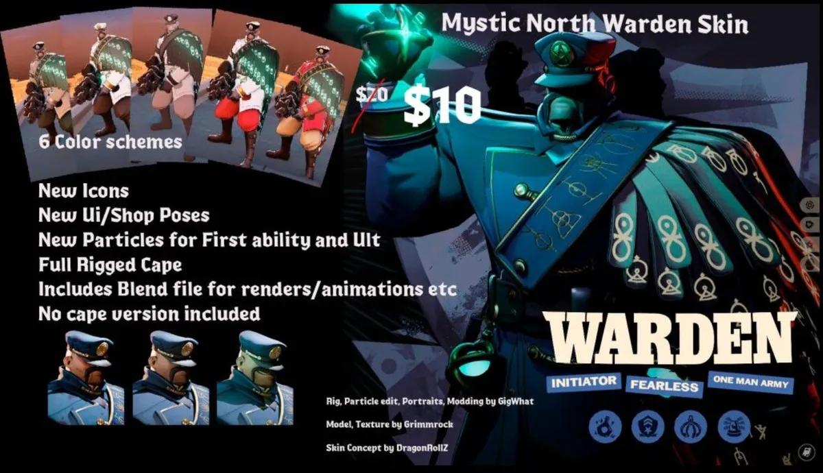 Deadlock Modder sprzedaje skórkę za 20 dolarów, zanim Valve doda monetyzację