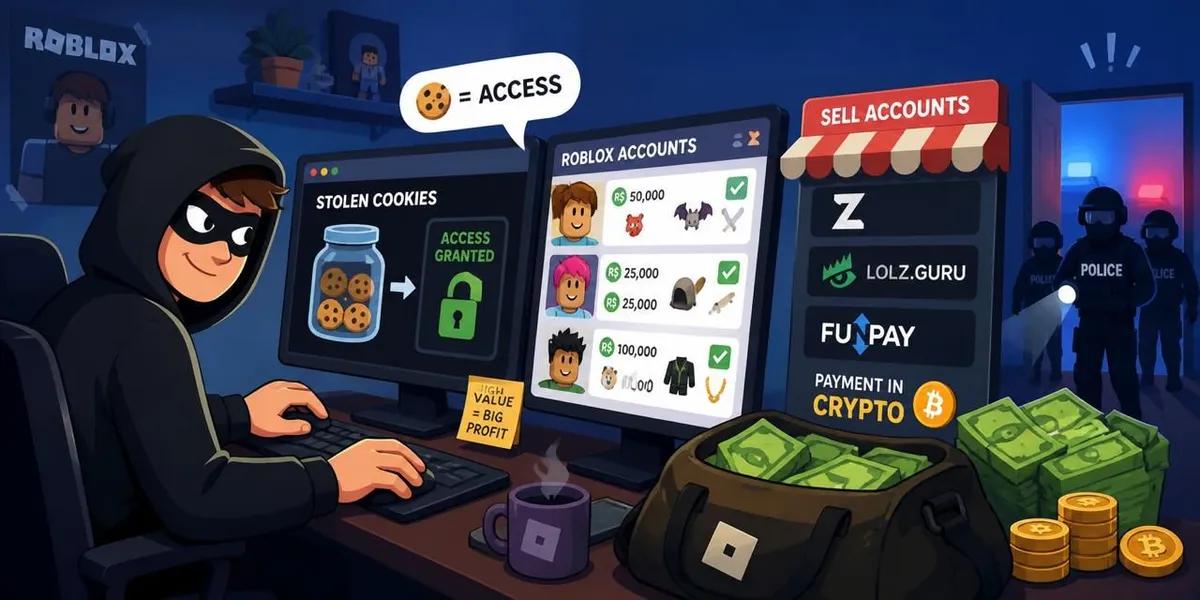 Ukraińscy hakerzy ukradli ponad 600 000 kont Roblox i zarobili prawie 250 000 dolarów na sprzedaży kryptowalut