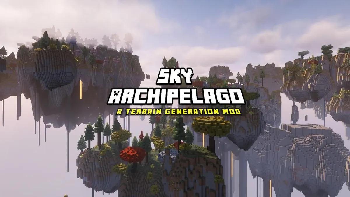 Minecraft otrzymuje ogromny świat pływających wysp z modem Sky Archipelago