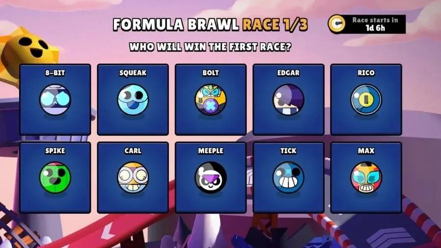 Brawl Stars uruchamia wydarzenie Formula Brawl przed przybyciem Bolta