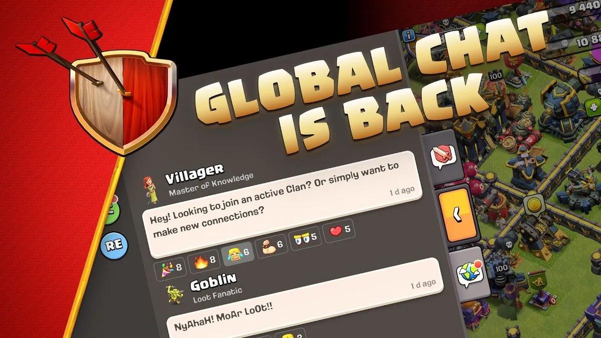 Clash of Clans przywraca globalny czat po 7 latach — oto jak działa nowy system społecznościowy