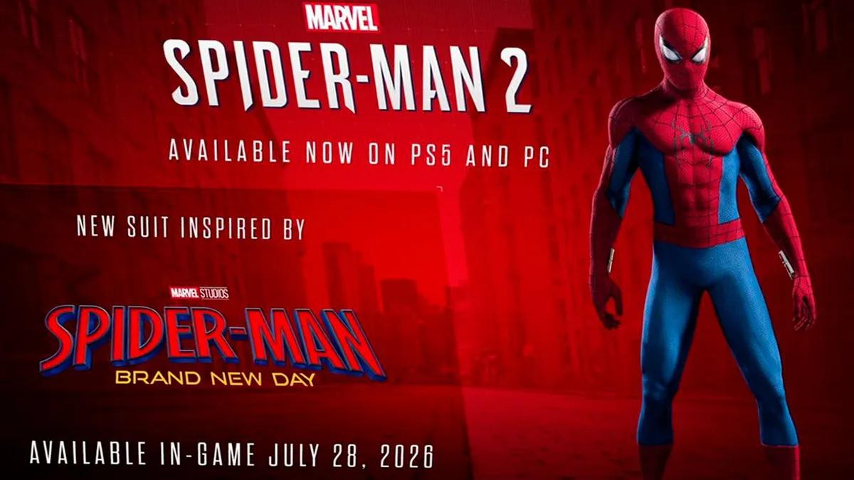 Marvel’s Spider-Man 2 otrzyma nowy kostium – z okazji premiery filmu Spider-Man: Brand New Day