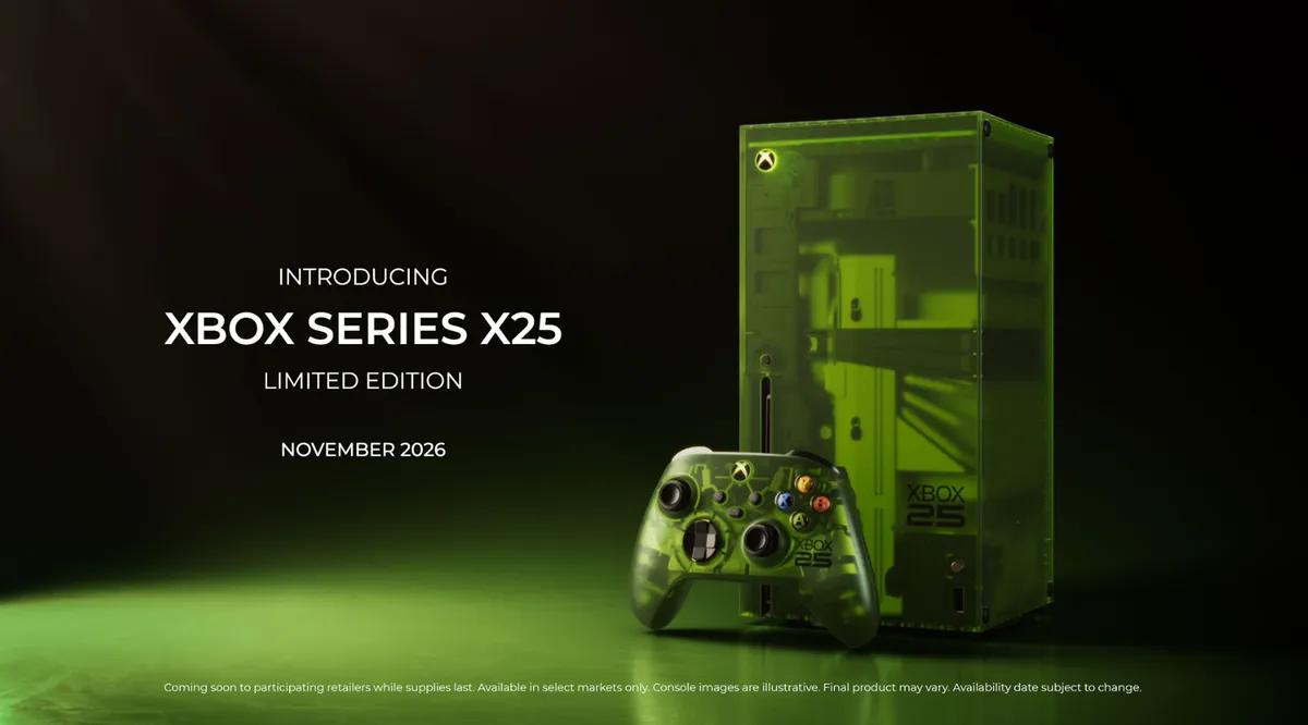 Edycja limitowana Xbox Series X25 kosztuje tyle samo, co PS5 Pro