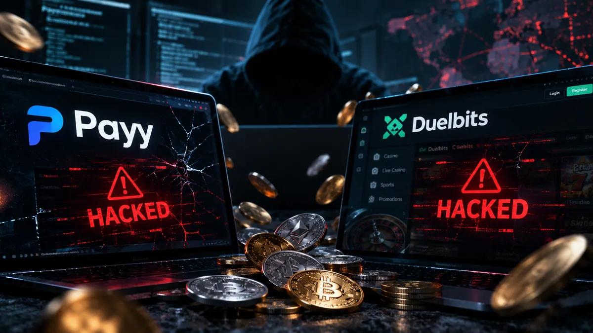 Payy i Duelbits zhakowane tego samego dnia za 1,8 mln dolarów i 4,3 mln dolarów
