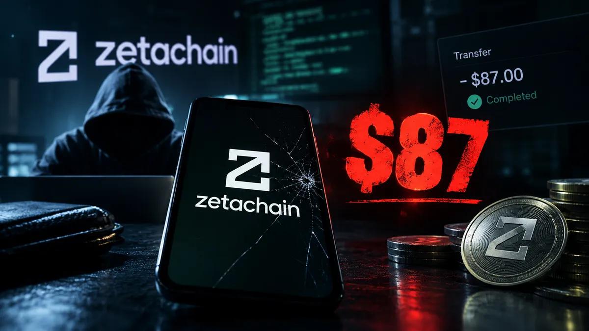 ZetaChain padł ofiarą hakerów, którzy zarobili 87 dolarów. Nie miliony. Dolarów.