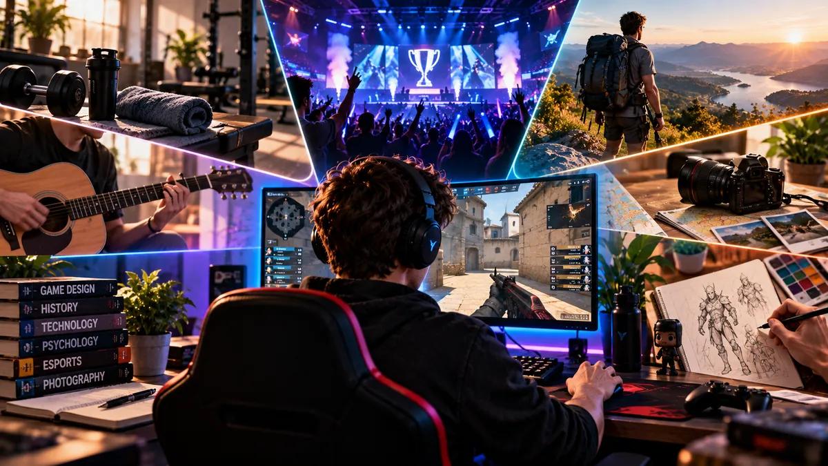 Dlaczego fan e-sportu powinien mieć więcej niż jedno hobby