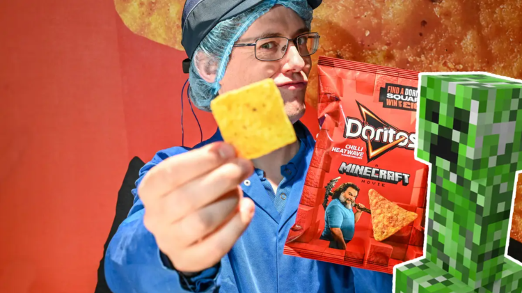 Doritos x Minecraft: Współpraca w celu promocji filmu Minecraft 1