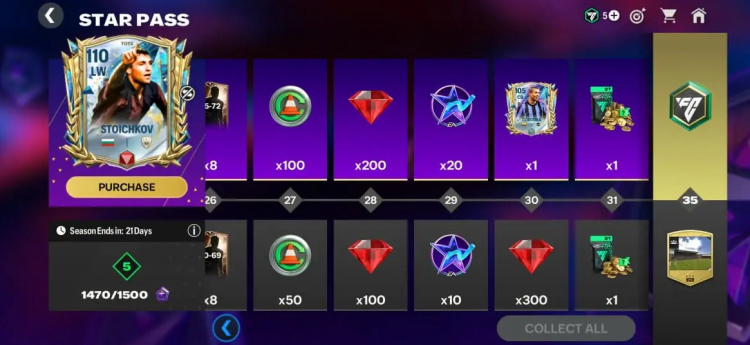 FC Mobile 25: maj 2025 Przegląd karnetu Star Pass 1