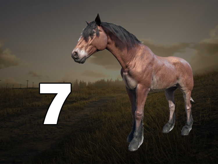 10 najlepszych koni w Red Dead Redemption 2, ranking według wydajności 4