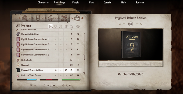 Oblivion Remastered Physical Deluxe Edition pojawi się 13 października w cenie 40 USD 1