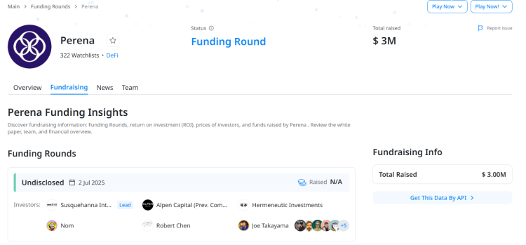 Perena: Zdecentralizowana infrastruktura dla stablecoinów na platformie Solana przyciąga uwagę inwestorów i użytkowników 1