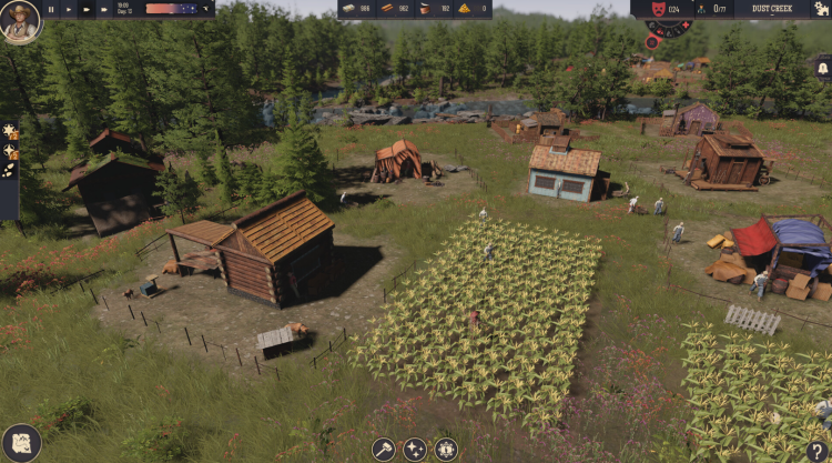 Wild West Pioneers oferuje darmową wersję demonstracyjną łączącą Dziki Zachód z Colony Simulation 2